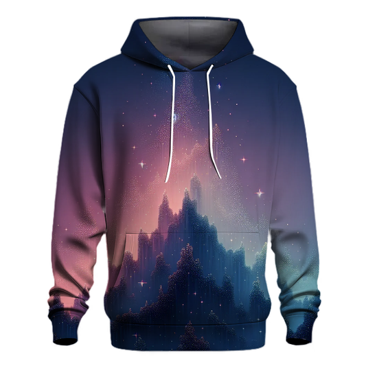 Starry Cosmos Gradient Hoodie Embroidered Hoodies