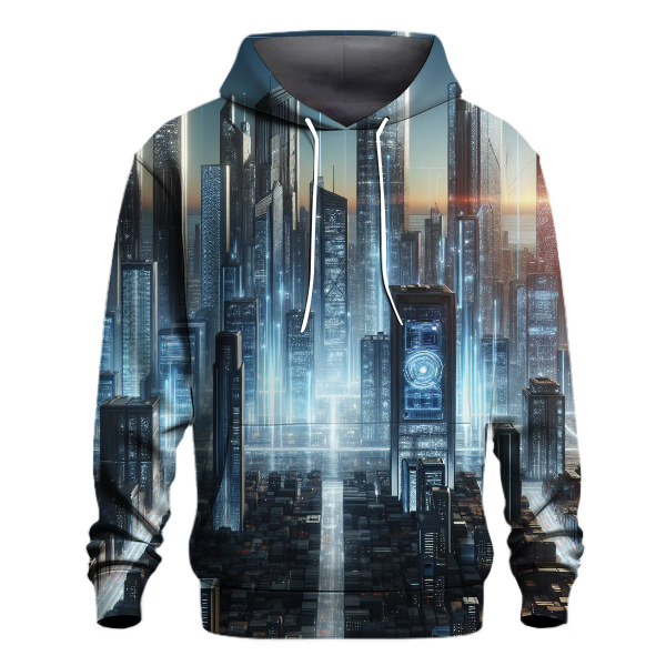 Futuristic Metropolis Marvel Hoodie