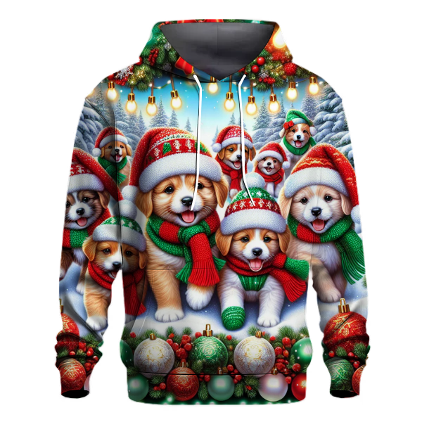 Christmas Puppy Parade Hoodie