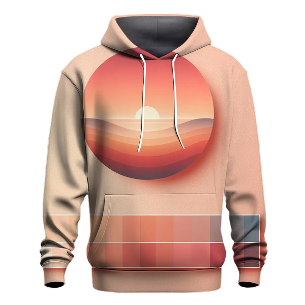 Peach Sunset Glow Hoodie