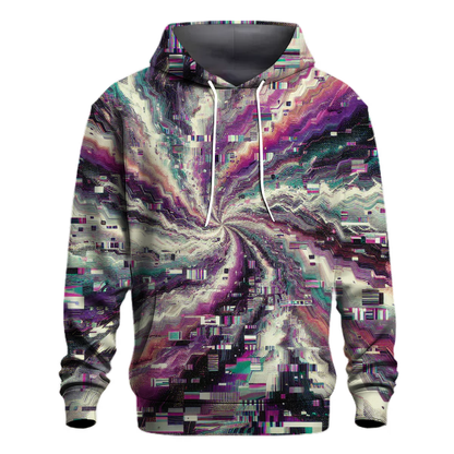 VHS Glitch Art Hoodie