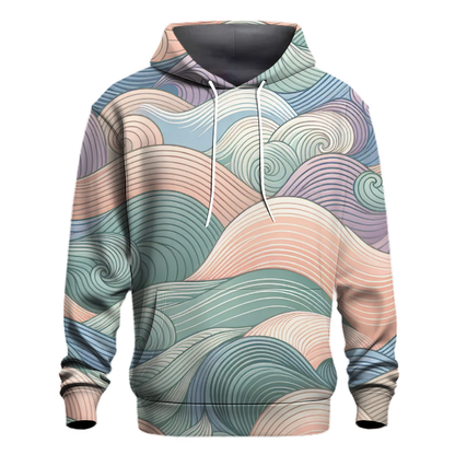 Peaceful Pastel Waves Hoodie