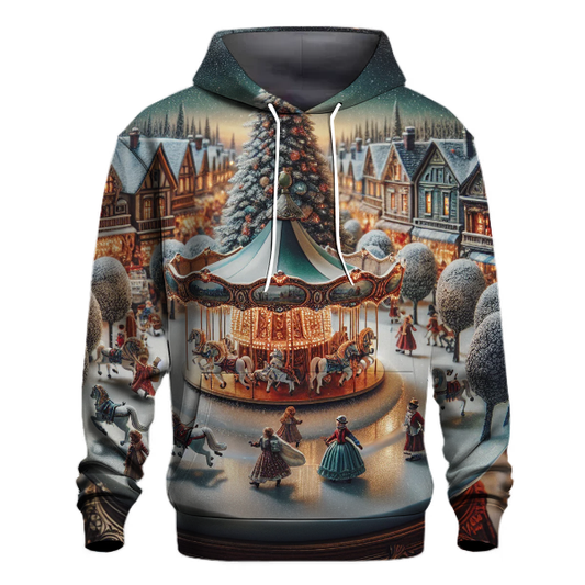 Victorian Snow Globe Christmas Hoodie