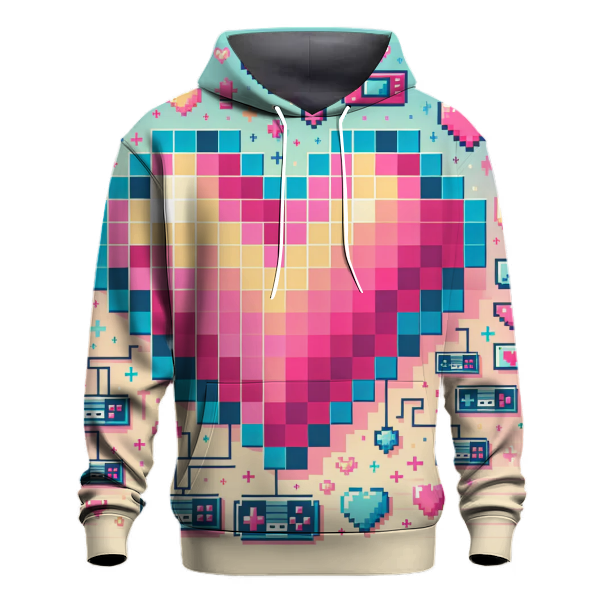 Pixelated Love Hoodie