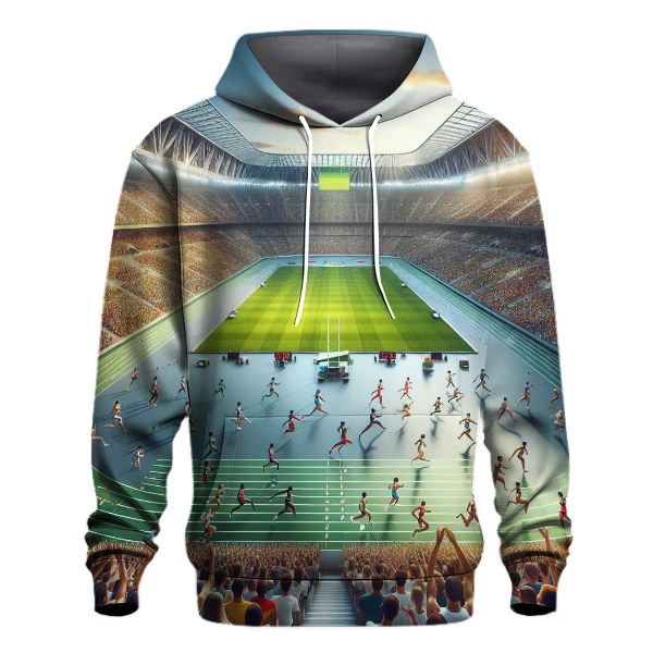 Track And Field Dynamism Hoodie Hoodies Fashion