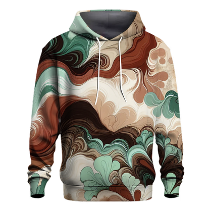 Choco Mint Tie-Dye Hoodie