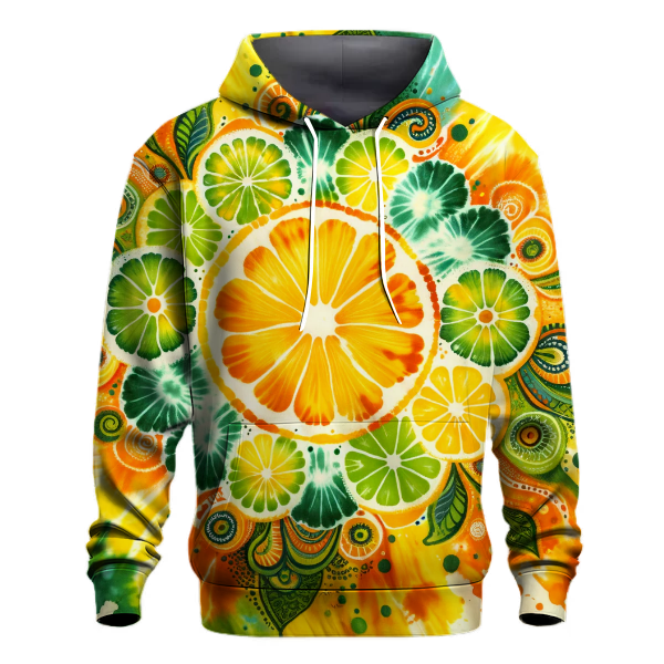 Summer Citrus Splash Hoodie