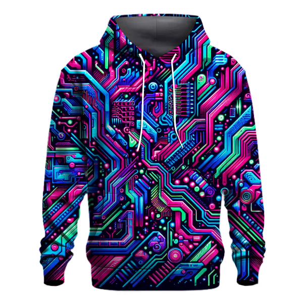 Neon Circuitry Hoodie