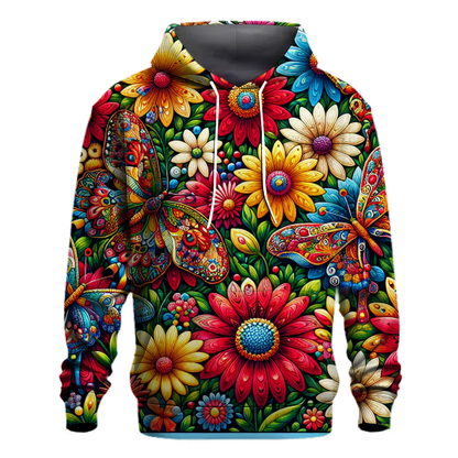 Cosmic Butterfly Garden Hoodie