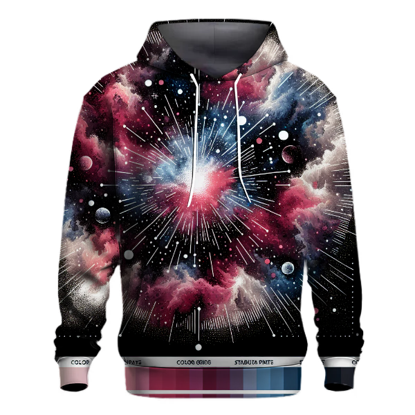 Cosmic Bloom Tie-Dye Hoodie