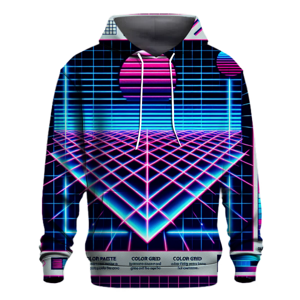 Bright Laser Grid Hoodie