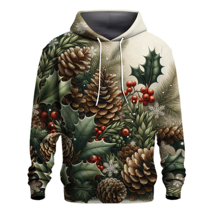 Pinecone and Holly Harmony Hoodie