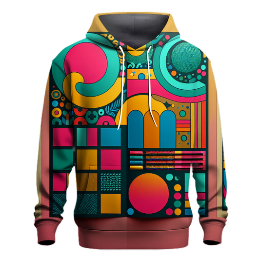 Artistic Groove Patterns Hoodie