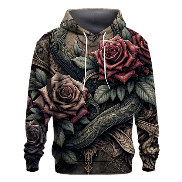 Gothic Rose Garden Hoodie