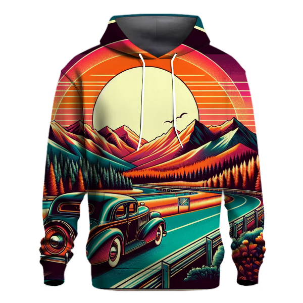 Retro Road Trip Adventure Hoodie