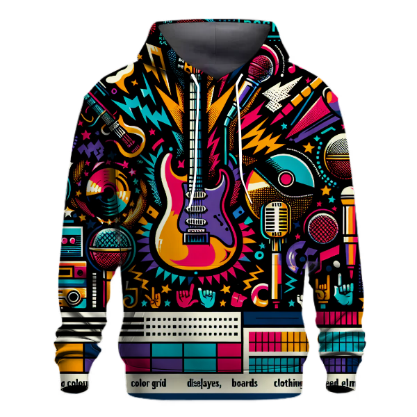 Classic 80s Rock Vibes Hoodie