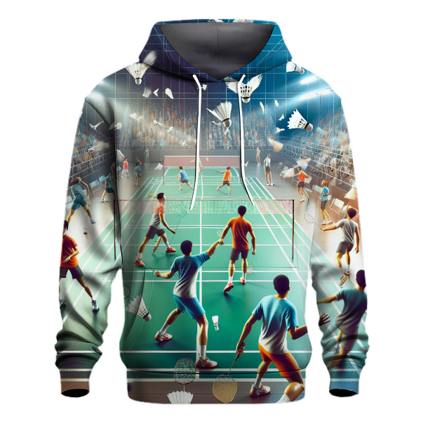 Badminton - Shuttle Precision Hoodie Custom Hoodies