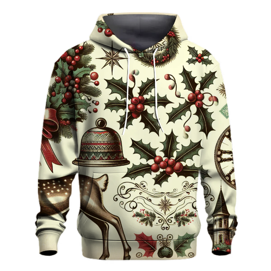 Retro Christmas Card Hoodie