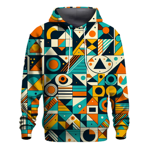 Groovy Geometric Shapes Hoodie