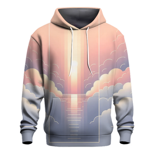 Pastel Sunset Reflections Hoodie