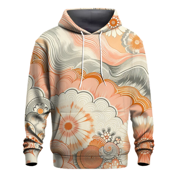 Peach Sorbet Tie-Dye Hoodie