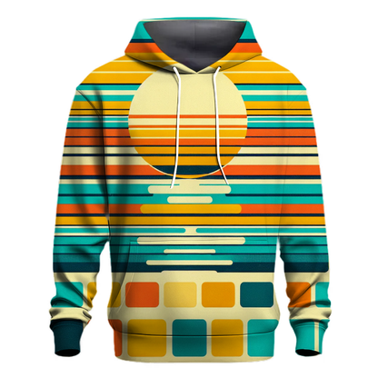 Sunshine Retro Stripes Hoodie