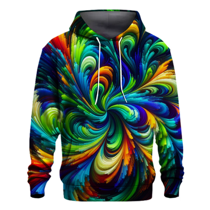 Electric Jungle Tie-dye Design Hoodie