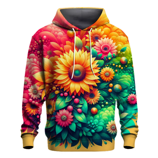 Bold Flora Hoodie