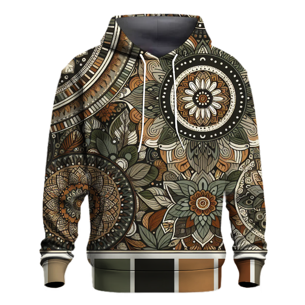 Chic Boho Patterns Hoodie