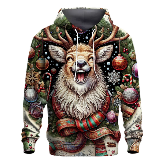 Santa's Cute Reindeer Hoodie