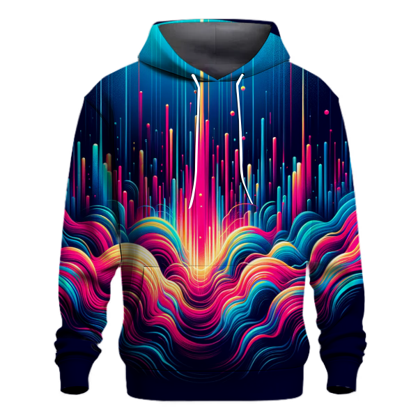 Neon Night Gradient Hoodie