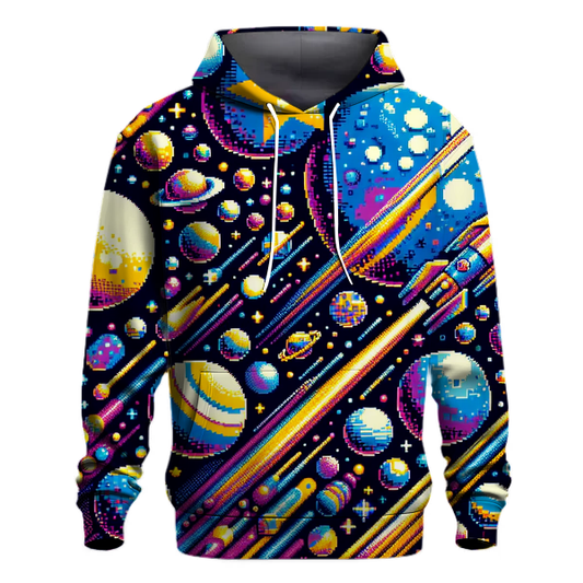 Pixelated Universe Hoodie Hoodies Fashion