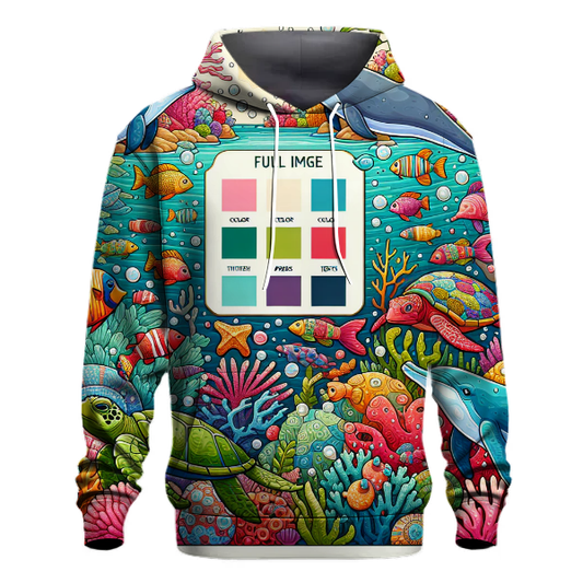 Playful Sea Creatures Hoodie