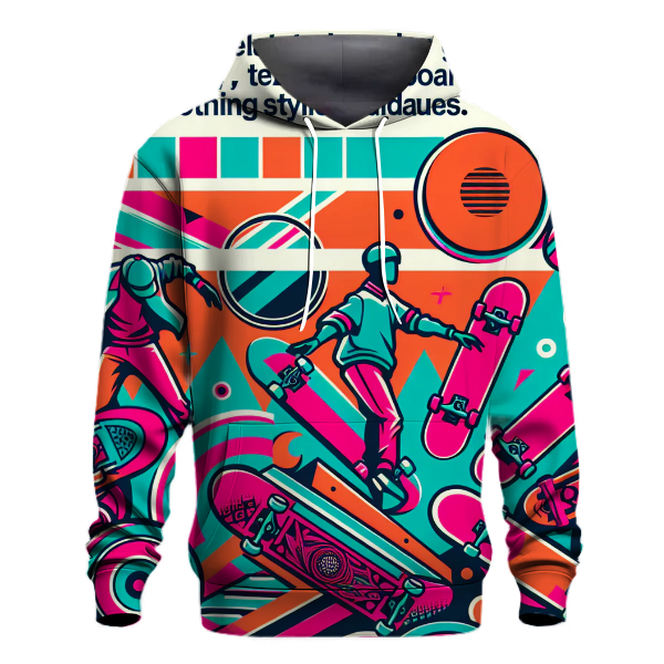 Funky Retro Skater Hoodie