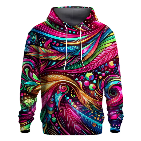 Neon Fiesta Fun Hoodie