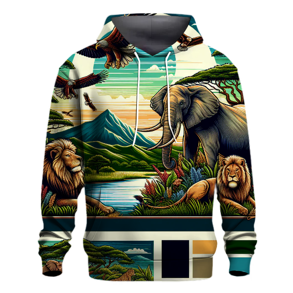 Majestic Wildlife Wonders Hoodie