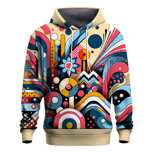 Funky Retro Patterns Hoodie