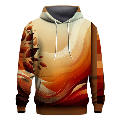 Rustic Autumn Leaves Hoodie