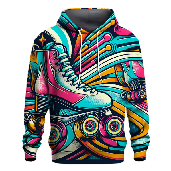 Retro Roller Skate Rink Hoodie