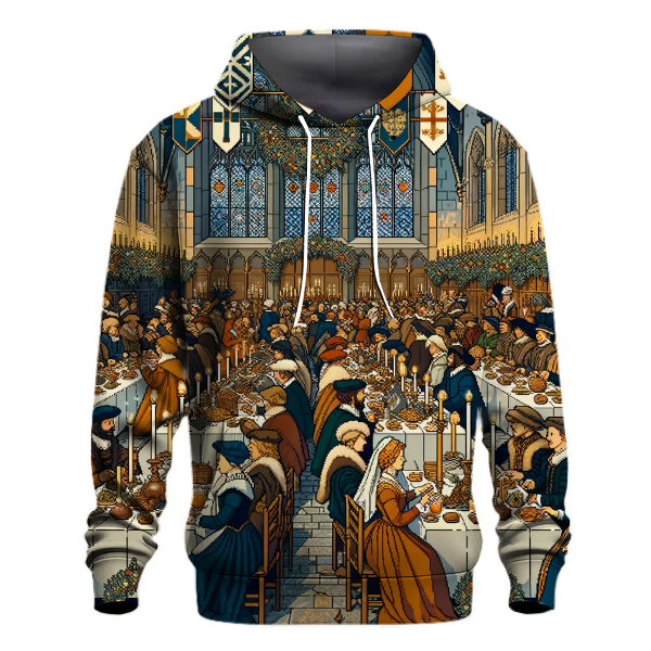 Medieval Yuletide Revelry Hoodie