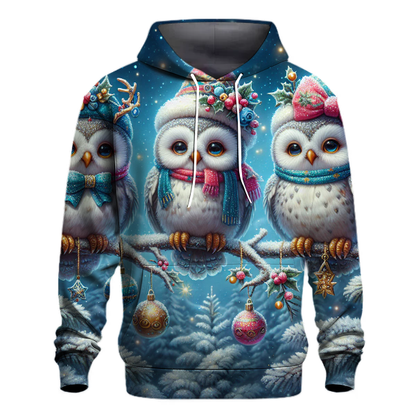 Magical Christmas Owl Gathering Hoodie