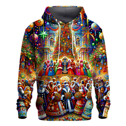 Bright and Bold Christmas Colors Hoodie