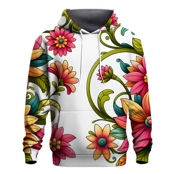 Whimsical Flower Power Hoodie