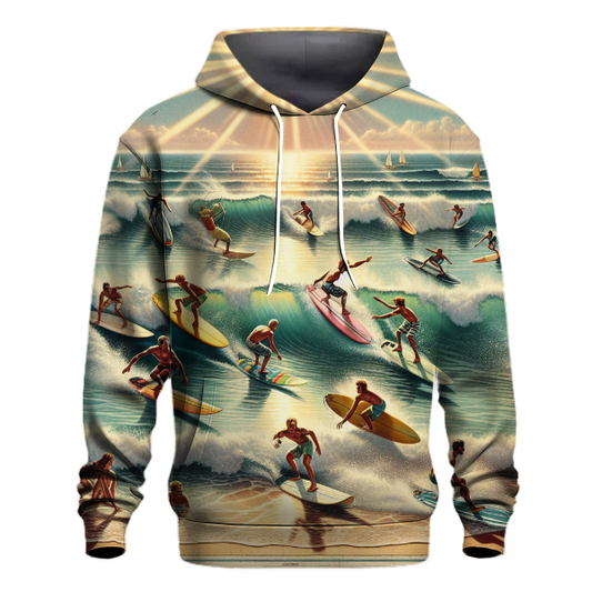 Surfing Waves of Adventure Hoodie