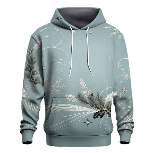 Chic Christmas Elegance Hoodie