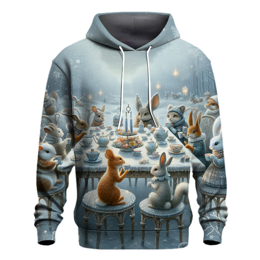 Frosted Woodland Tea Party Hoodie