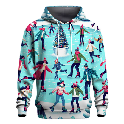 Winter Wonderland Skating Hoodie Heavyweight Hoodies