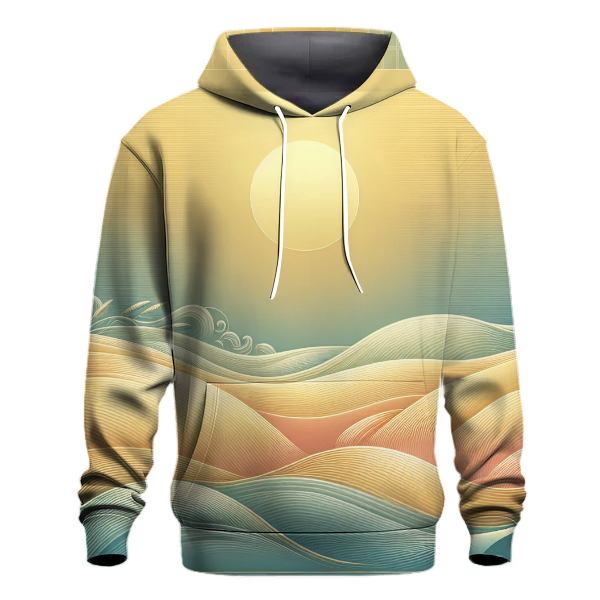 Golden Sunrise Gradient Hoodie Custom Hoodies