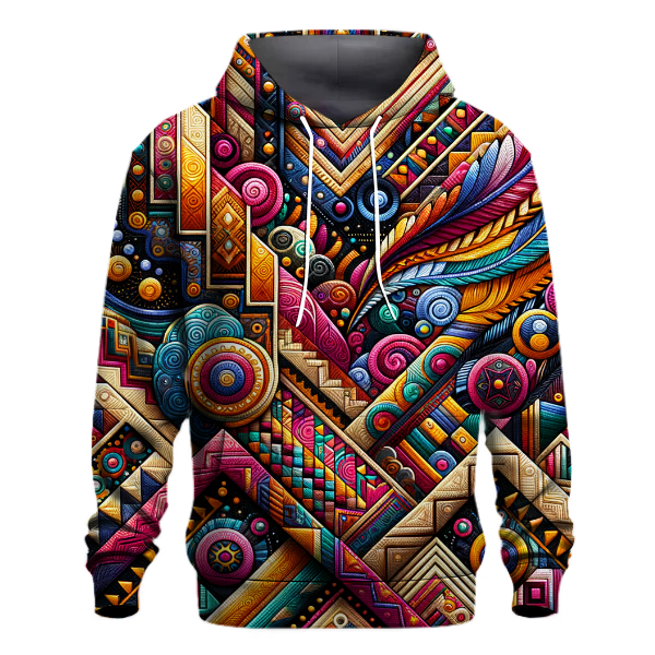 Colorful Tribal Patterns Hoodie