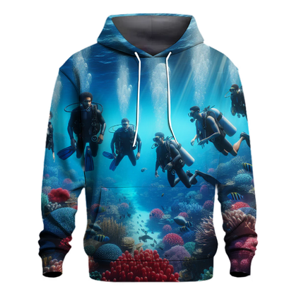 Diving Deep Blue Hoodie